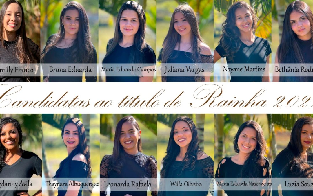 Conheça as candidatas ao título de Rainha, Brotinho e Miss Regional do 44° Festival de Carros de Boi de Ibertioga