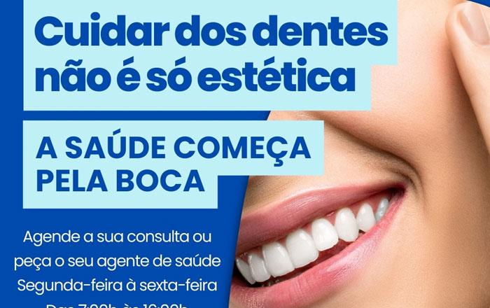 Agende sua avaliação odontológica e cuide da sua saúde bucal!